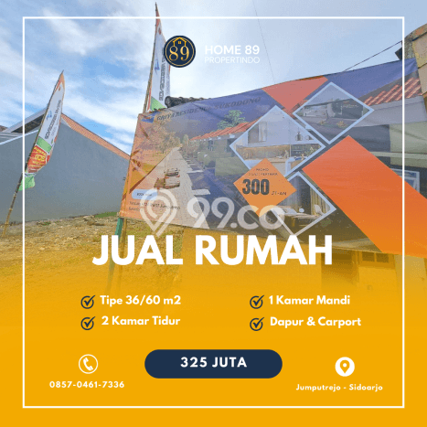 Hunian Murah Dijual Area Sukodono, Sidoarjo Harga Rp 325 Juta Hunian Murah Dijual Area Sukodono, Sidoarjo Harga Rp 325 Juta