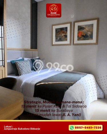 Hunian Cantik Modern Lb 43m2 di Sukodono, Sidoarjo Hunian Cantik Modern Lb 43m2 di Sukodono, Sidoarjo
