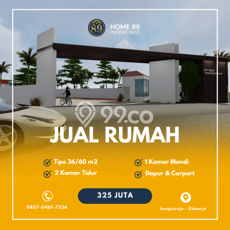 Hunian Murah Dijual Area Sukodono, Sidoarjo Harga Rp 325 Juta Hunian Murah Dijual Area Sukodono, Sidoarjo Harga Rp 325 Juta