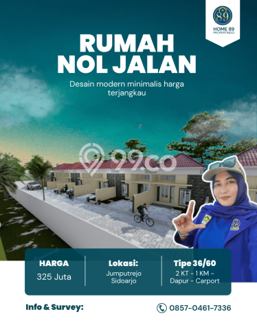 Rumah Sederhana Dijual di Sukodono 2 Kamar dengan Luas Tanah 60m2 Rumah Sederhana Dijual di Sukodono 2 Kamar dengan Luas Tanah 60m2