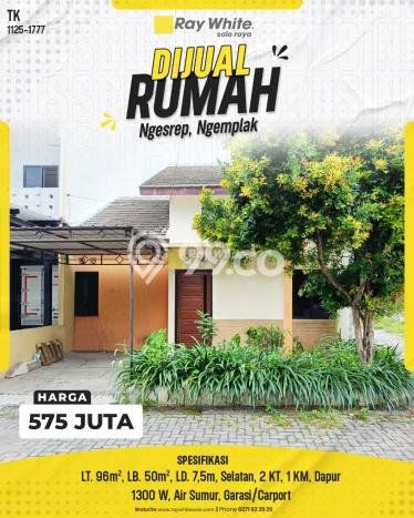 For Sale Hunian Rumah Terawat 2 KT di Boyolali Kota, Boyolali For Sale Hunian Rumah Terawat 2 KT di Boyolali Kota, Boyolali