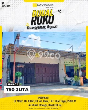 Paling Diincar! Ruko Dijual di Boyolali Kota Harga Kompetitif Paling Diincar! Ruko Dijual di Boyolali Kota Harga Kompetitif