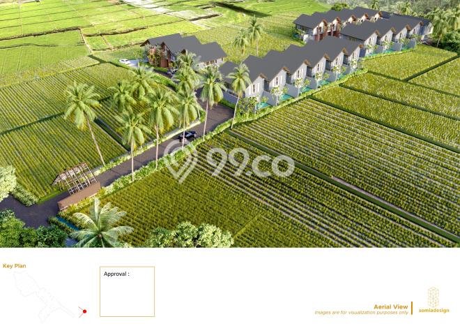 Vila di Ubud, Area 199m2m², Kawasan Asri untuk tempat tinggal Vila di Ubud, Area 199m2m², Kawasan Asri untuk tempat tinggal