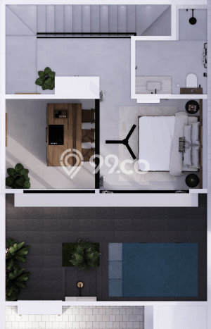 Vila Potensial Kawasan Kuta, Area 87m2m², Area Asri Vila Potensial Kawasan Kuta, Area 87m2m², Area Asri