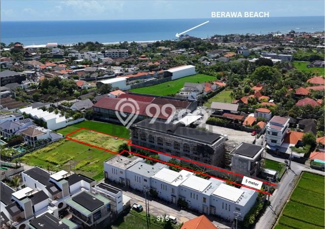 Dijual Tanah 1220m2 di Tibubeneng, Badung Dijual Tanah 1220m2 di Tibubeneng, Badung