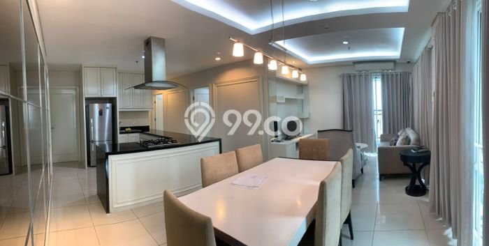 Apartemen Nyaman untuk Disewa, 3 Kamar di Jakarta Pusat Apartemen Nyaman untuk Disewa, 3 Kamar di Jakarta Pusat