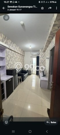 Apartemen Sewa 2 Kamar Murah Siap Huni di Surabaya, Luas 52m2 Apartemen Sewa 2 Kamar Murah Siap Huni di Surabaya, Luas 52m2