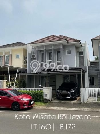 For Sale! Luxury House LT 160m2 Desain Elegan di Kota Wisata For Sale! Luxury House LT 160m2 Desain Elegan di Kota Wisata