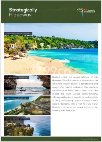 KESEMPATAN EMAS! Vila di Uluwatu, Dimensi 189m2m², Lingkungan Elite dengan privasi terjaga KESEMPATAN EMAS! Vila di Uluwatu, Dimensi 189m2m², Lingkungan Elite dengan privasi terjaga