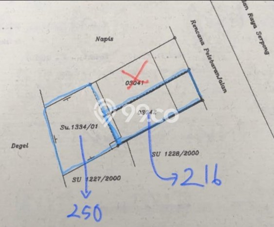Tanah Dijual Lokasi Serpong, Tangerang Selatan dengan Luas Tanah 466m2 dan Status SHM Tanah Dijual Lokasi Serpong, Tangerang Selatan dengan Luas Tanah 466m2 dan Status SHM