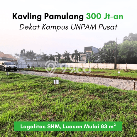 Tanah Dijual Lokasi Pamulang, Tangerang Selatan Luas 72m2 Legalitas Aman Tanah Dijual Lokasi Pamulang, Tangerang Selatan Luas 72m2 Legalitas Aman