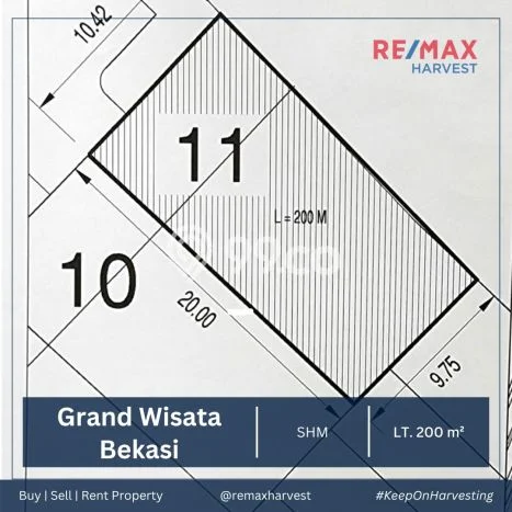 Tanah Dijual Lokasi Strategis di Bekasi dengan Luas 200m2 Tanah Dijual Lokasi Strategis di Bekasi dengan Luas 200m2