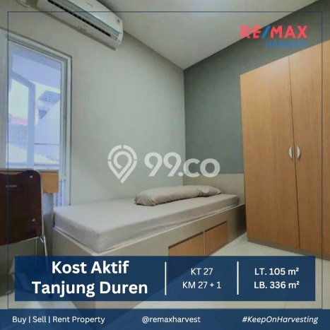 Unit Kost Dijual di Tanjung Duren dengan 27 Kamar Area Ramai Unit Kost Dijual di Tanjung Duren dengan 27 Kamar Area Ramai