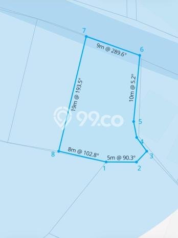 Dijual Tanah di Badung, Luas 339m2 SHM Dijual Tanah di Badung, Luas 339m2 SHM