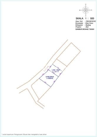Dijual Tanah Lokasi Canggu, Badung Seluas 300m2 Dijual Tanah Lokasi Canggu, Badung Seluas 300m2