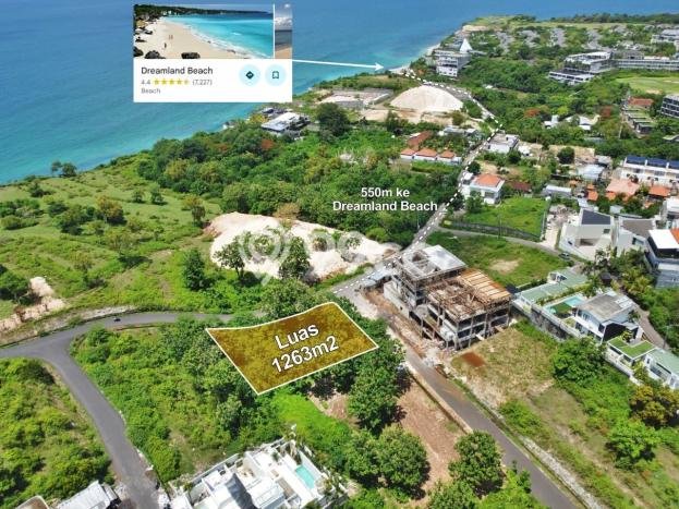 Tanah Dijual Area Strategis di Pecatu Badung 1263m2 Tanah Dijual Area Strategis di Pecatu Badung 1263m2