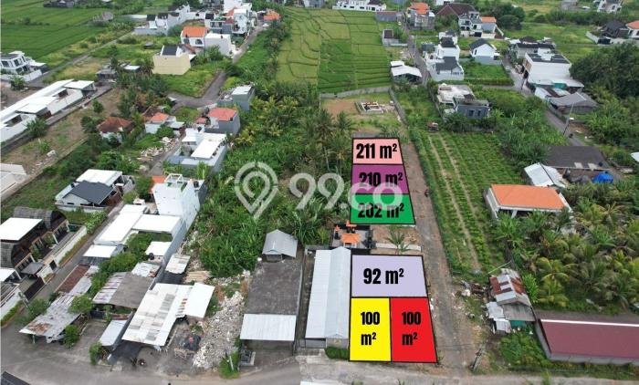 Tanah Dijual di Tabanan Seluas 210m2 Strategis Tanah Dijual di Tabanan Seluas 210m2 Strategis