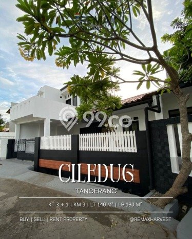 Dijual Cepat Rumah Favorit Siap Huni LB 180m2 di Ciledug, Tangerang Dijual Cepat Rumah Favorit Siap Huni LB 180m2 di Ciledug, Tangerang