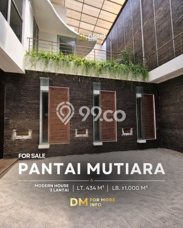 Ready to Use! Luxury House LT 434m2 Desain Elegan di Pantai Mutiara Ready to Use! Luxury House LT 434m2 Desain Elegan di Pantai Mutiara