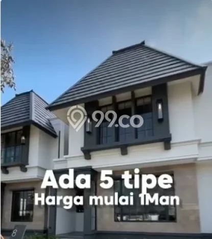 Hunian Cantik Modern Lb 58m2 di BSD, Tangerang Selatan Hunian Cantik Modern Lb 58m2 di BSD, Tangerang Selatan