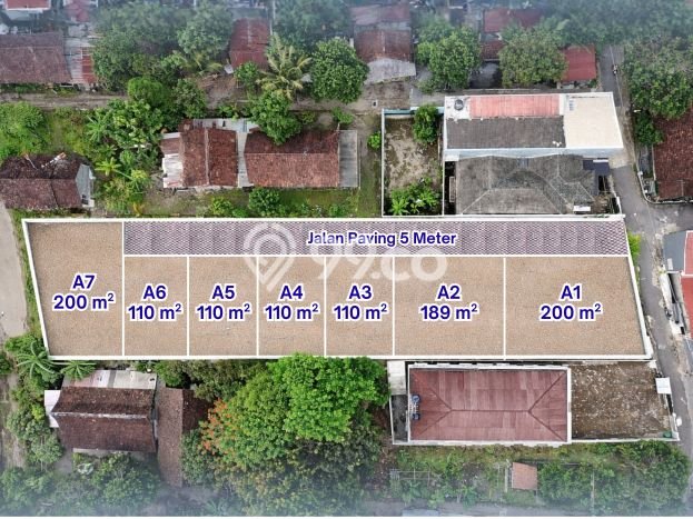 Kavling Tanah untuk Dijual di Sleman, Yogyakarta, Luas 110m2 Kavling Tanah untuk Dijual di Sleman, Yogyakarta, Luas 110m2