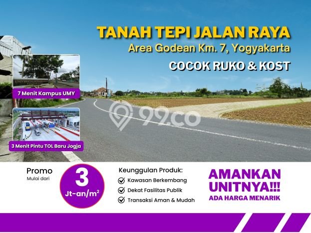Tanah Kavling untuk Dijual di Jetis Yogyakarta 112m2 Tanah Kavling untuk Dijual di Jetis Yogyakarta 112m2