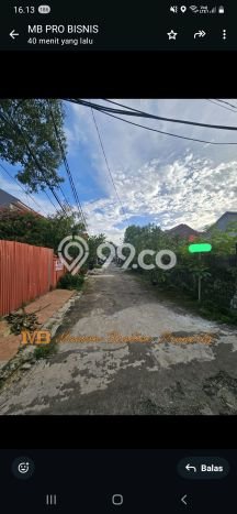 Tanah Komersial Dijual di Pamulang Tangerang Selatan 191m2 Tanah Komersial Dijual di Pamulang Tangerang Selatan 191m2
