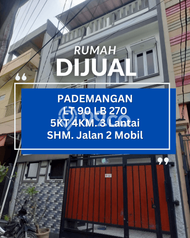 Rumah Eksklusif Siap Huni LT 90m2 di Pademangan, Jakarta Utara Rumah Eksklusif Siap Huni LT 90m2 di Pademangan, Jakarta Utara