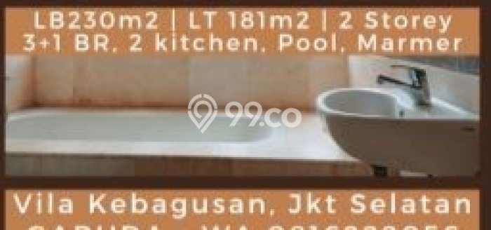 Rumah Eksklusif Dijual LT 181m2 di Pasar Minggu, Jakarta Selatan Rumah Eksklusif Dijual LT 181m2 di Pasar Minggu, Jakarta Selatan