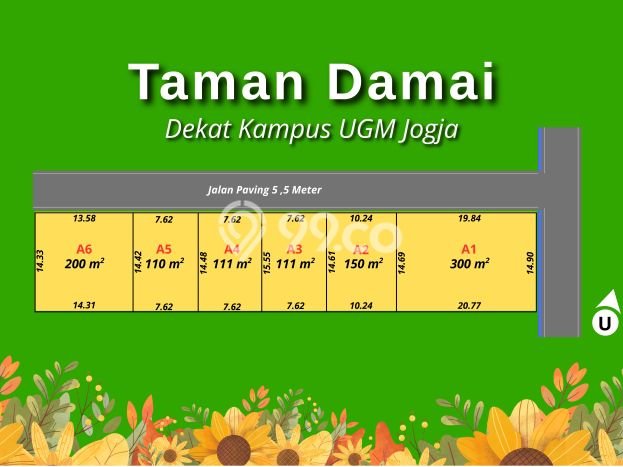 Jarang Ada! Tanah di Depok Punya Luas 111m2 SHM Jarang Ada! Tanah di Depok Punya Luas 111m2 SHM