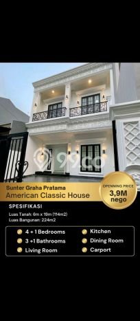Jual Rumah Mewah Megah Dengan View Cantik di Sunter, Jakarta Utara Jual Rumah Mewah Megah Dengan View Cantik di Sunter, Jakarta Utara