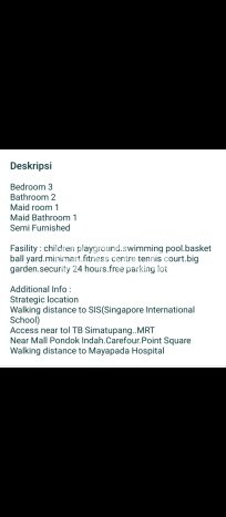 Apartemen Cozy Dijual di Jakarta Selatan Spesifikasi 4 KT, 3 KM Apartemen Cozy Dijual di Jakarta Selatan Spesifikasi 4 KT, 3 KM