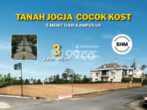 Kavling Tanah Dijual di Sleman, Sleman, Luas 136m2 Area Strategis Kavling Tanah Dijual di Sleman, Sleman, Luas 136m2 Area Strategis