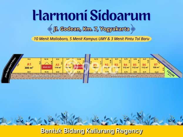 Lahan Dijual Lokasi Strategis di Yogyakarta dengan Luas 112m2 Lahan Dijual Lokasi Strategis di Yogyakarta dengan Luas 112m2