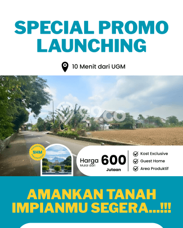 Tanah di Sleman, Sleman Luas 110m2 Dijual Segera Tanah di Sleman, Sleman Luas 110m2 Dijual Segera