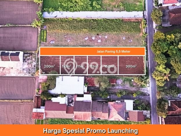 Tanah Dijual Lokasi Ngaglik, Sleman Luas 110m2 Legalitas Aman Tanah Dijual Lokasi Ngaglik, Sleman Luas 110m2 Legalitas Aman