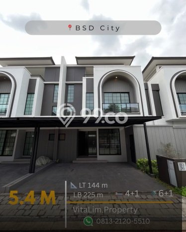 Rumah Mewah LB 225m2 Siap Huni Desain Elegan di BSD City, Tangerang Rumah Mewah LB 225m2 Siap Huni Desain Elegan di BSD City, Tangerang