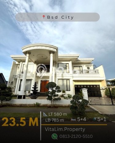 For Sale! Premium House LT 580m2 Desain Modern di BSD Bukit Golf For Sale! Premium House LT 580m2 Desain Modern di BSD Bukit Golf
