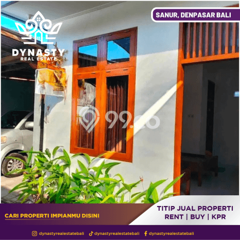 Rumah sewa siap pakai 3 KT di Renon, Denpasar Rumah sewa siap pakai 3 KT di Renon, Denpasar