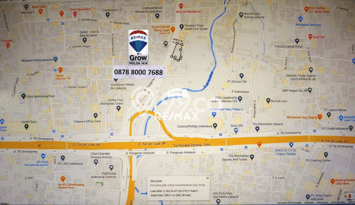 Tanah Kavling Dijual di Jakarta Selatan dengan Spesifikasi 2163m2 Tanah Kavling Dijual di Jakarta Selatan dengan Spesifikasi 2163m2