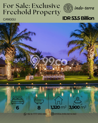 Vila Kawasan , Ukuran 3900m2m², Ideal untuk beragam keperluan Vila Kawasan , Ukuran 3900m2m², Ideal untuk beragam keperluan