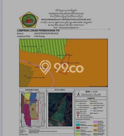 Tanah Kavling untuk Disewa di Ubud Gianyar 3000m2 Tanah Kavling untuk Disewa di Ubud Gianyar 3000m2