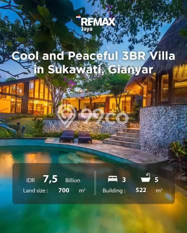 Vila di Sukawati, Luas 700m2m², Posisi Premium Vila di Sukawati, Luas 700m2m², Posisi Premium