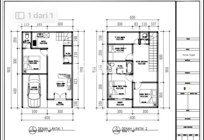 Rumah Strategis Minimalis Lb 120m2 di Jagakarsa, Jakarta Selatan Rumah Strategis Minimalis Lb 120m2 di Jagakarsa, Jakarta Selatan