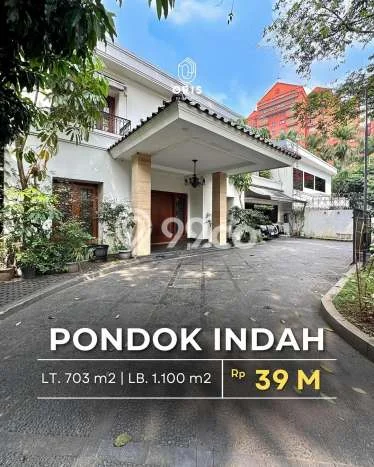 Rumah Luxury Modern Tanpa Renovasi di Pondok Indah Jakarta Selatan Rumah Luxury Modern Tanpa Renovasi di Pondok Indah Jakarta Selatan