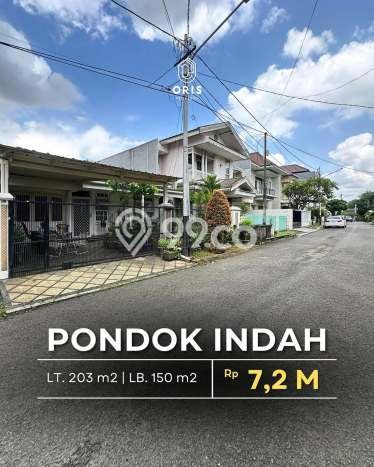 For Sale! Premium House LT 203m2 Desain Elegan di Pondok Indah For Sale! Premium House LT 203m2 Desain Elegan di Pondok Indah