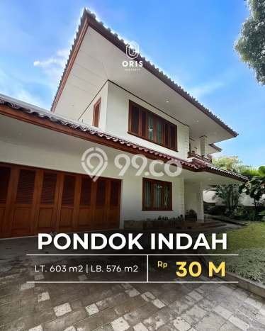 Hunian Elit LB 576m2 Siap Pakai Desain Elegan di Pondok Indah, Jakarta Selatan Hunian Elit LB 576m2 Siap Pakai Desain Elegan di Pondok Indah, Jakarta Selatan