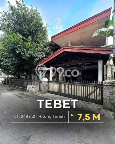 Tanah Dijual Lokasi Tebet, Jakarta Selatan dengan Luas Tanah 248m2 dan Status SHM Tanah Dijual Lokasi Tebet, Jakarta Selatan dengan Luas Tanah 248m2 dan Status SHM