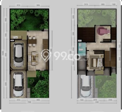 Rumah Modern 2 KT LT 112m2 di Summarecon Bandung Rumah Modern 2 KT LT 112m2 di Summarecon Bandung