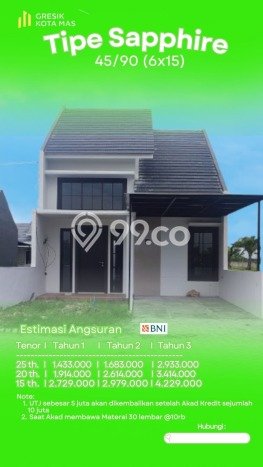 Rumah Minimalis Terbaik Siap Huni Area Gresik LT 30m2 Rumah Minimalis Terbaik Siap Huni Area Gresik LT 30m2